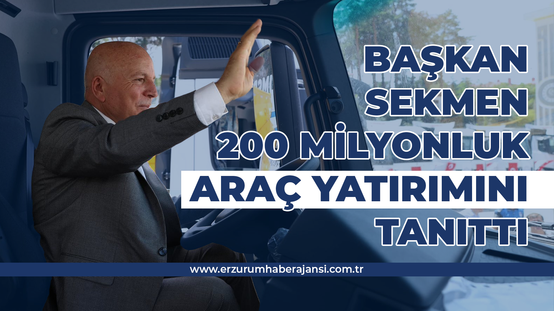 Başkan Sekmen, 200 Milyon Liralık Yeni Araç Filosunu Tanıttı